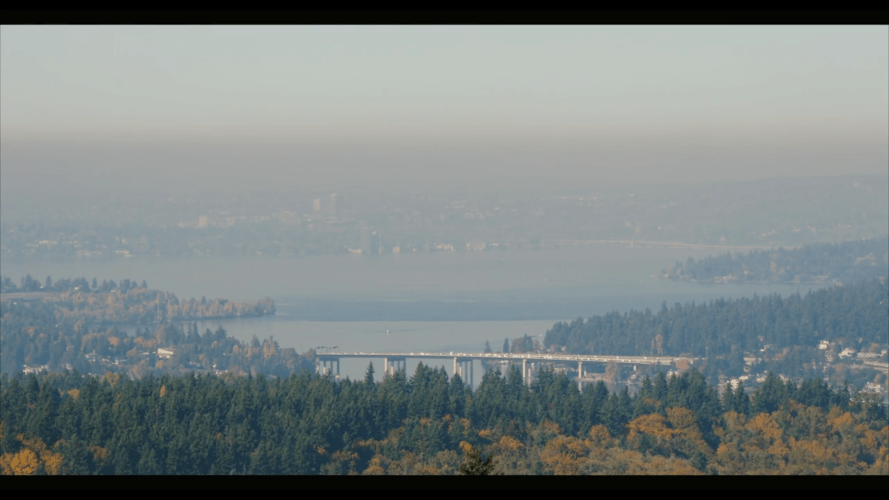 Establishing shot of Seattle