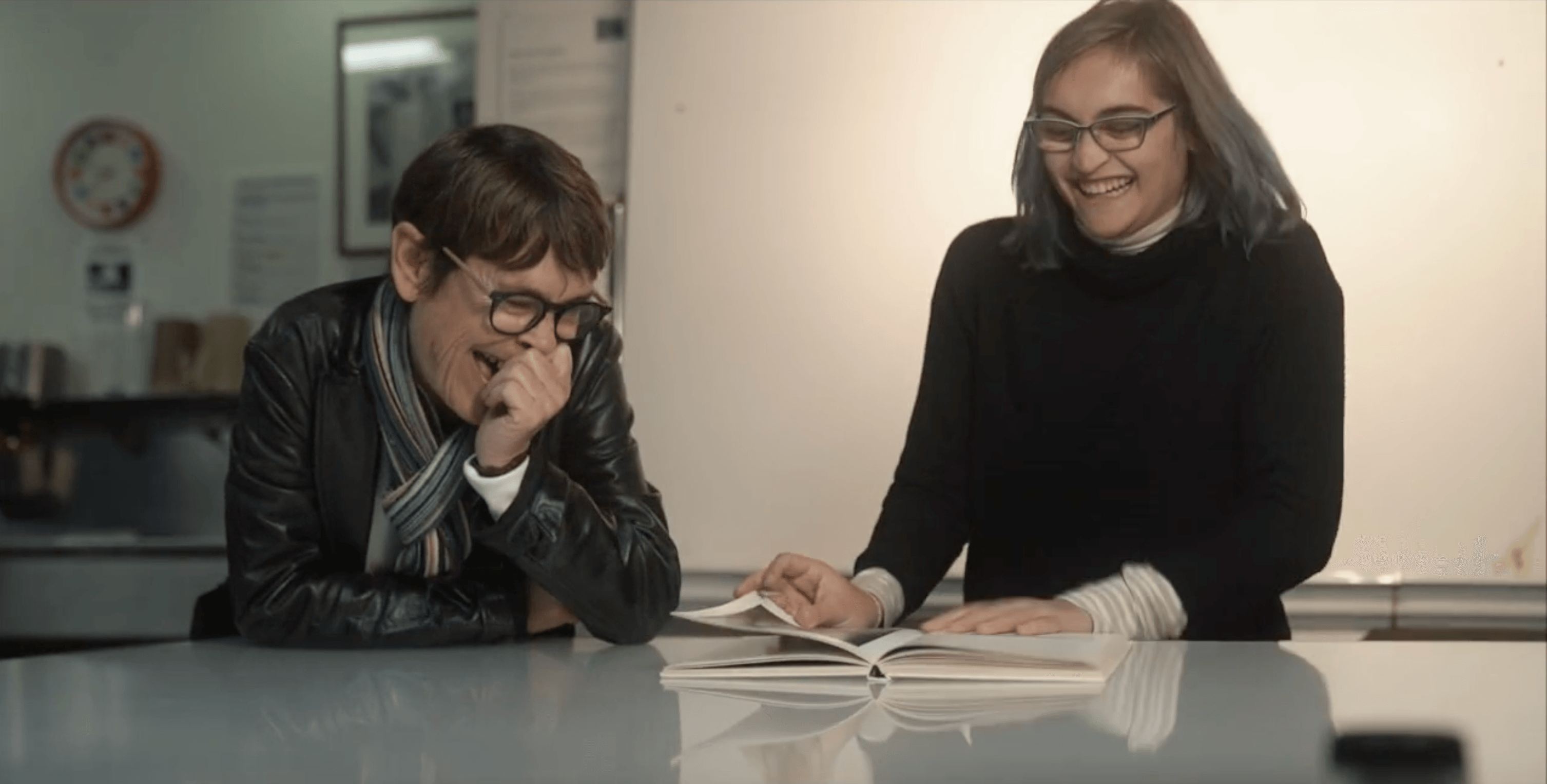 Claire teaching a student