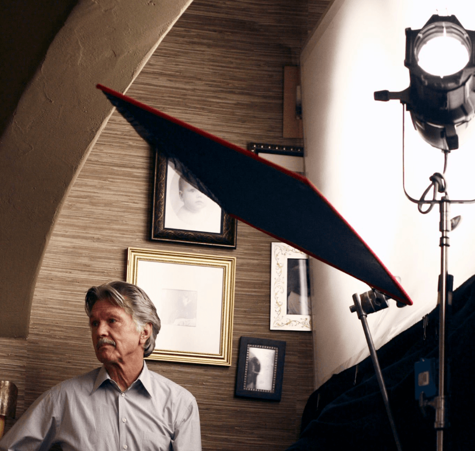 Behind the scenes on set