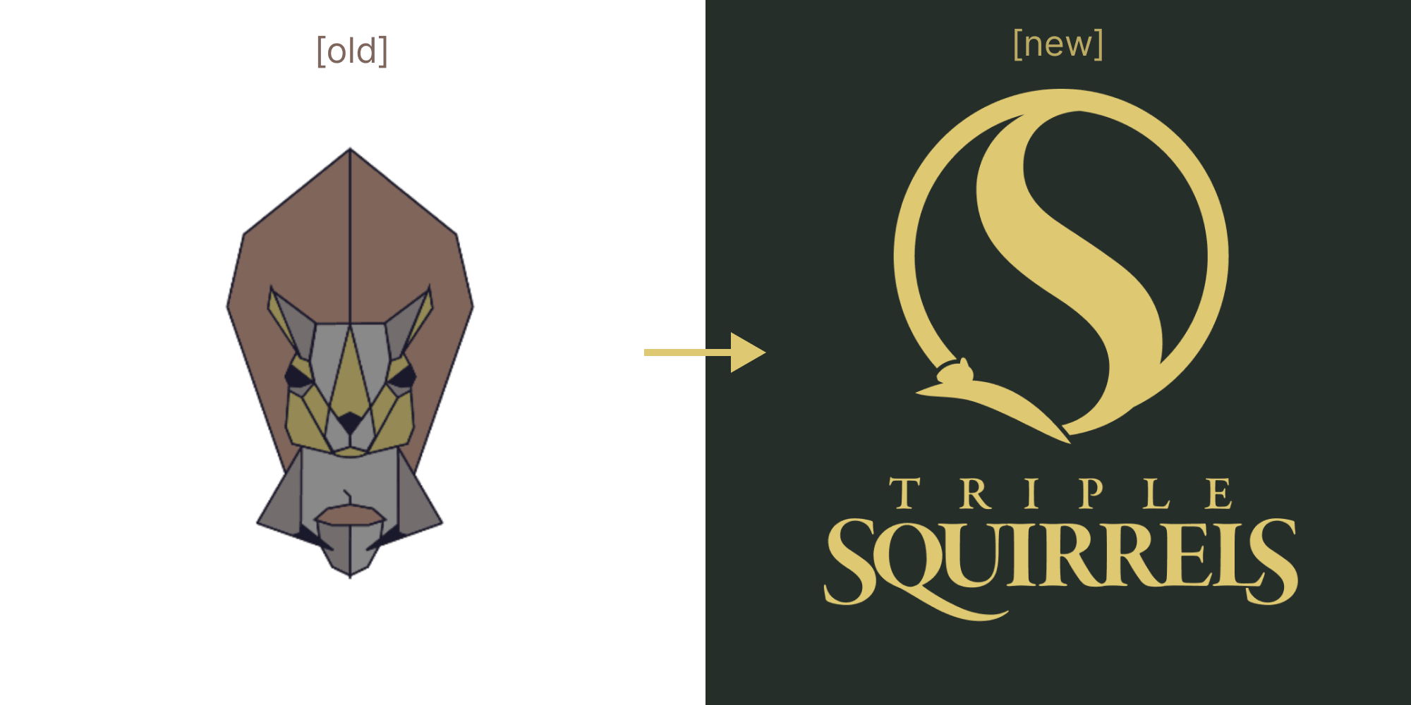 New Triple Squirrels logo